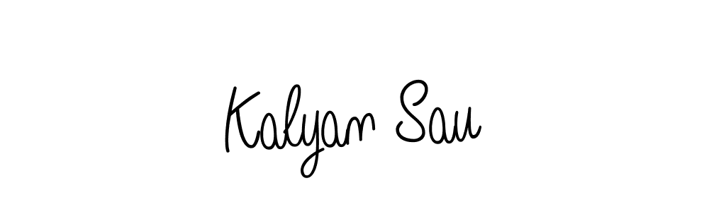 How to make Kalyan Sau name signature. Use Angelique-Rose-font-FFP style for creating short signs online. This is the latest handwritten sign. Kalyan Sau signature style 5 images and pictures png