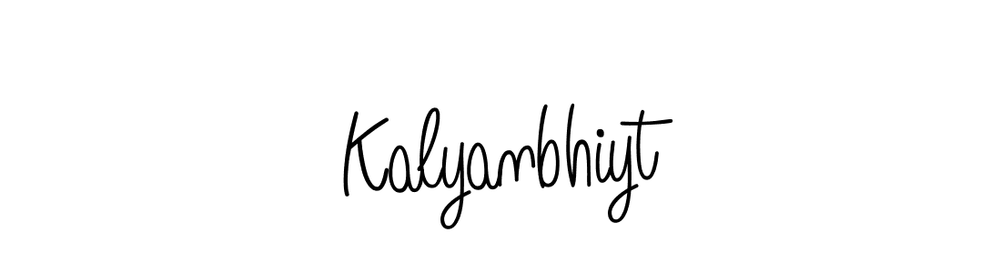 Use a signature maker to create a handwritten signature online. With this signature software, you can design (Angelique-Rose-font-FFP) your own signature for name Kalyanbhiyt. Kalyanbhiyt signature style 5 images and pictures png