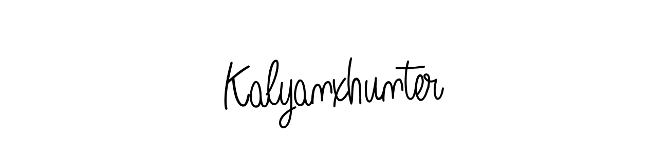 How to make Kalyanxhunter signature? Angelique-Rose-font-FFP is a professional autograph style. Create handwritten signature for Kalyanxhunter name. Kalyanxhunter signature style 5 images and pictures png