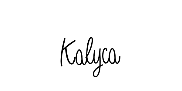 Angelique-Rose-font-FFP is a professional signature style that is perfect for those who want to add a touch of class to their signature. It is also a great choice for those who want to make their signature more unique. Get Kalyca name to fancy signature for free. Kalyca signature style 5 images and pictures png