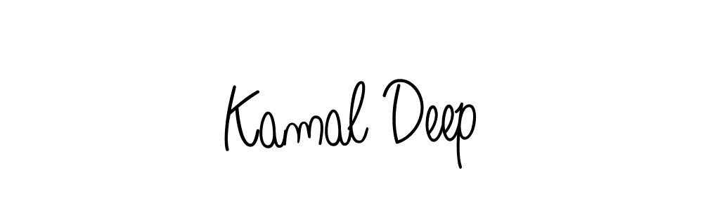 How to make Kamal Deep name signature. Use Angelique-Rose-font-FFP style for creating short signs online. This is the latest handwritten sign. Kamal Deep signature style 5 images and pictures png