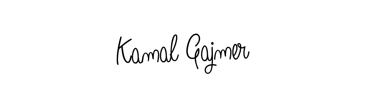 You should practise on your own different ways (Angelique-Rose-font-FFP) to write your name (Kamal Gajmer) in signature. don't let someone else do it for you. Kamal Gajmer signature style 5 images and pictures png