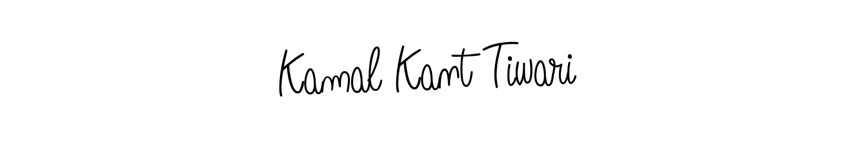 Design your own signature with our free online signature maker. With this signature software, you can create a handwritten (Angelique-Rose-font-FFP) signature for name Kamal Kant Tiwari. Kamal Kant Tiwari signature style 5 images and pictures png