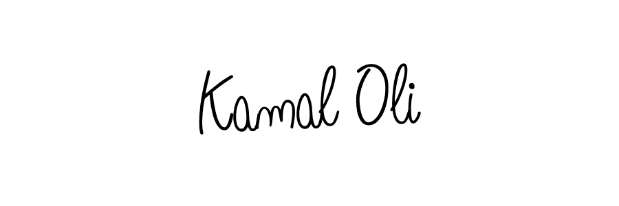 Create a beautiful signature design for name Kamal Oli. With this signature (Angelique-Rose-font-FFP) fonts, you can make a handwritten signature for free. Kamal Oli signature style 5 images and pictures png