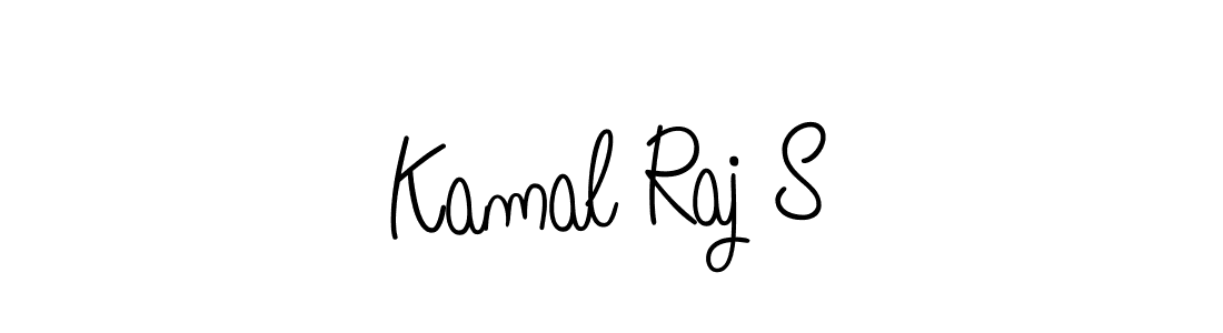 How to Draw Kamal Raj S signature style? Angelique-Rose-font-FFP is a latest design signature styles for name Kamal Raj S. Kamal Raj S signature style 5 images and pictures png