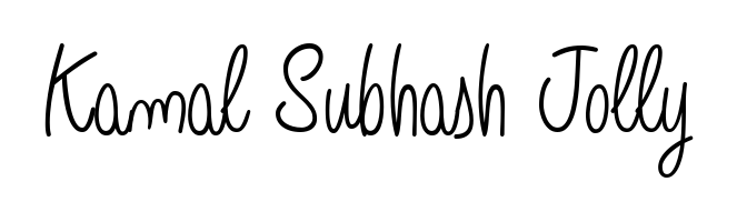Turn your name Kamal Subhash Jolly into a signature brand with Angelique-Rose-font-FFP styling. Download in standard PNG or transparent format anytime. Kamal Subhash Jolly signature style 5 images and pictures png