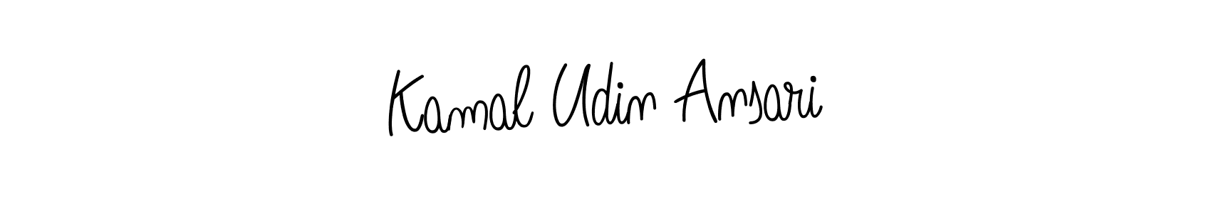 This is the best signature style for the Kamal Udin Ansari name. Also you like these signature font (Angelique-Rose-font-FFP). Mix name signature. Kamal Udin Ansari signature style 5 images and pictures png