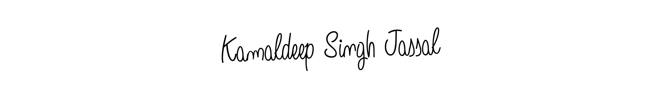 Design your own signature with our free online signature maker. With this signature software, you can create a handwritten (Angelique-Rose-font-FFP) signature for name Kamaldeep Singh Jassal. Kamaldeep Singh Jassal signature style 5 images and pictures png