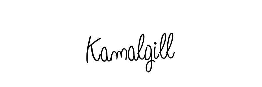 if you are searching for the best signature style for your name Kamalgill. so please give up your signature search. here we have designed multiple signature styles  using Angelique-Rose-font-FFP. Kamalgill signature style 5 images and pictures png