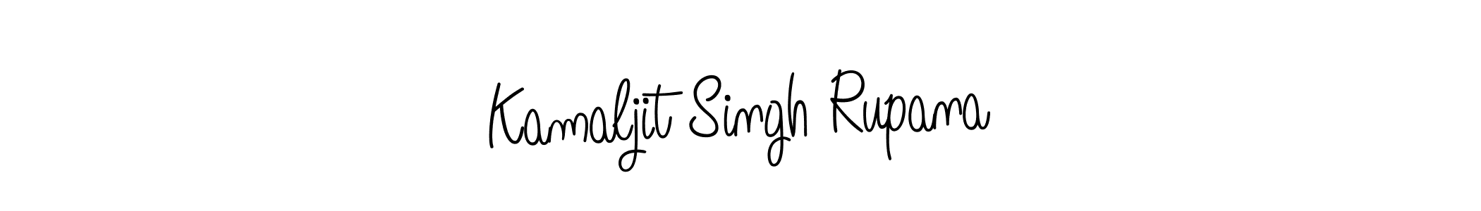 You should practise on your own different ways (Angelique-Rose-font-FFP) to write your name (Kamaljit Singh Rupana) in signature. don't let someone else do it for you. Kamaljit Singh Rupana signature style 5 images and pictures png