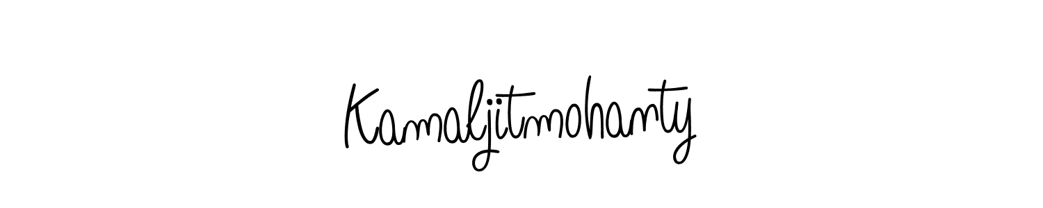 Make a short Kamaljitmohanty signature style. Manage your documents anywhere anytime using Angelique-Rose-font-FFP. Create and add eSignatures, submit forms, share and send files easily. Kamaljitmohanty signature style 5 images and pictures png