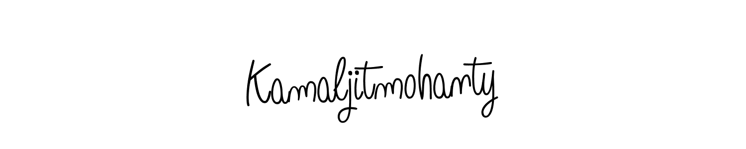 Kamaljitmohanty stylish signature style. Best Handwritten Sign (Angelique-Rose-font-FFP) for my name. Handwritten Signature Collection Ideas for my name Kamaljitmohanty. Kamaljitmohanty signature style 5 images and pictures png