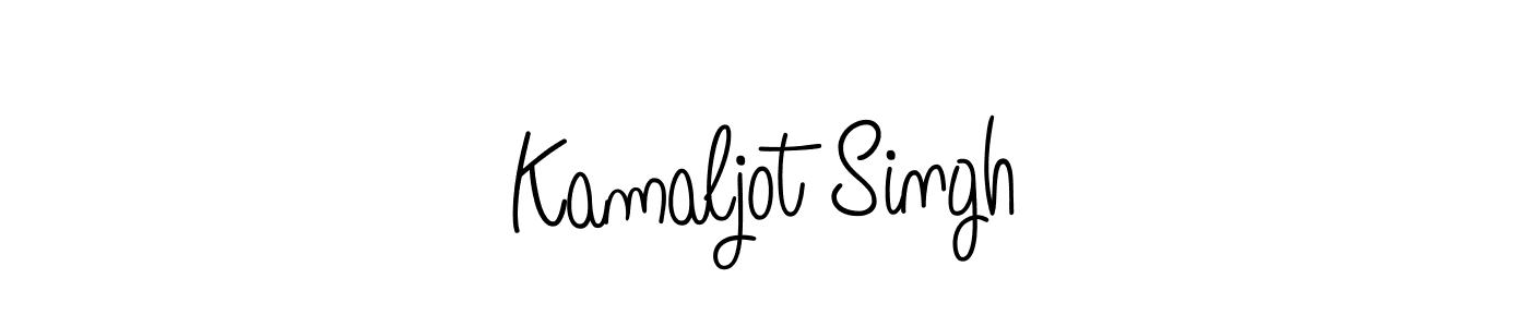 Create a beautiful signature design for name Kamaljot Singh. With this signature (Angelique-Rose-font-FFP) fonts, you can make a handwritten signature for free. Kamaljot Singh signature style 5 images and pictures png