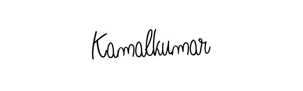 How to make Kamalkumar name signature. Use Angelique-Rose-font-FFP style for creating short signs online. This is the latest handwritten sign. Kamalkumar signature style 5 images and pictures png