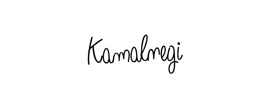 Use a signature maker to create a handwritten signature online. With this signature software, you can design (Angelique-Rose-font-FFP) your own signature for name Kamalnegi. Kamalnegi signature style 5 images and pictures png