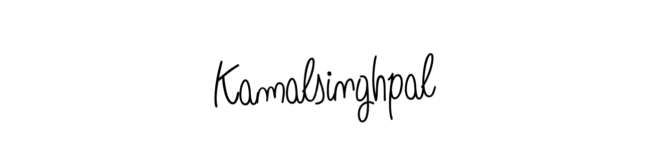 Create a beautiful signature design for name Kamalsinghpal. With this signature (Angelique-Rose-font-FFP) fonts, you can make a handwritten signature for free. Kamalsinghpal signature style 5 images and pictures png