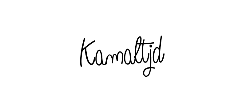 Kamaltjd stylish signature style. Best Handwritten Sign (Angelique-Rose-font-FFP) for my name. Handwritten Signature Collection Ideas for my name Kamaltjd. Kamaltjd signature style 5 images and pictures png