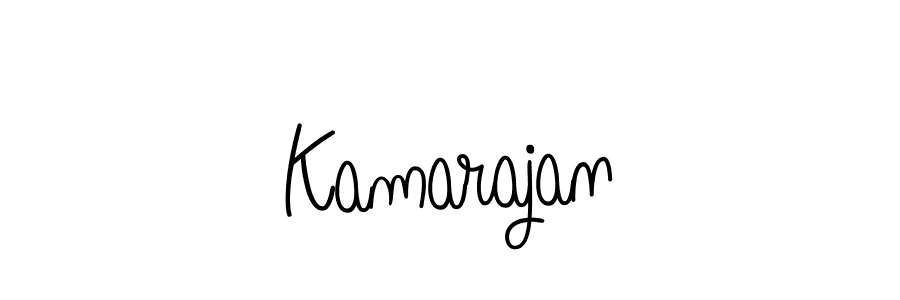 Use a signature maker to create a handwritten signature online. With this signature software, you can design (Angelique-Rose-font-FFP) your own signature for name Kamarajan. Kamarajan signature style 5 images and pictures png