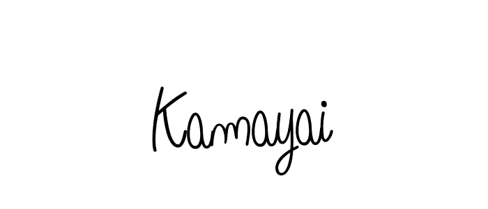 Use a signature maker to create a handwritten signature online. With this signature software, you can design (Angelique-Rose-font-FFP) your own signature for name Kamayai. Kamayai signature style 5 images and pictures png