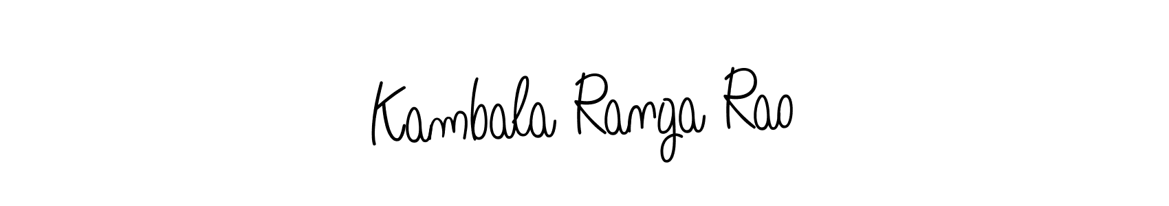 The best way (Angelique-Rose-font-FFP) to make a short signature is to pick only two or three words in your name. The name Kambala Ranga Rao include a total of six letters. For converting this name. Kambala Ranga Rao signature style 5 images and pictures png