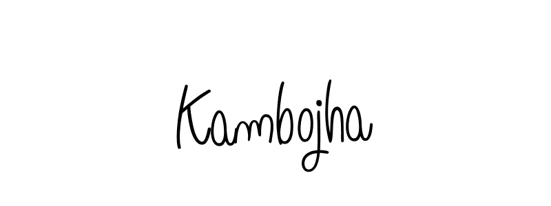 Once you've used our free online signature maker to create your best signature Angelique-Rose-font-FFP style, it's time to enjoy all of the benefits that Kambojha name signing documents. Kambojha signature style 5 images and pictures png