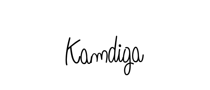 Also we have Kamdiga name is the best signature style. Create professional handwritten signature collection using Angelique-Rose-font-FFP autograph style. Kamdiga signature style 5 images and pictures png