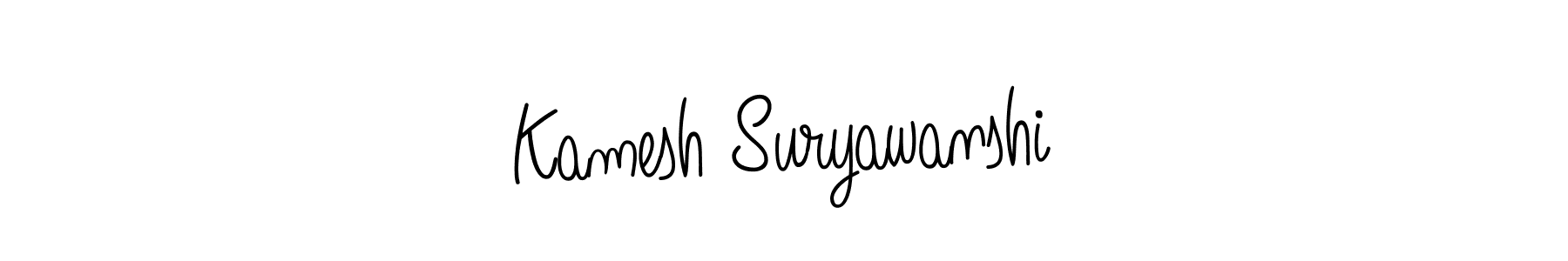 Similarly Angelique-Rose-font-FFP is the best handwritten signature design. Signature creator online .You can use it as an online autograph creator for name Kamesh Suryawanshi. Kamesh Suryawanshi signature style 5 images and pictures png