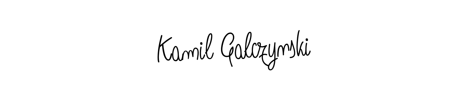 Make a beautiful signature design for name Kamil Galczynski. With this signature (Angelique-Rose-font-FFP) style, you can create a handwritten signature for free. Kamil Galczynski signature style 5 images and pictures png