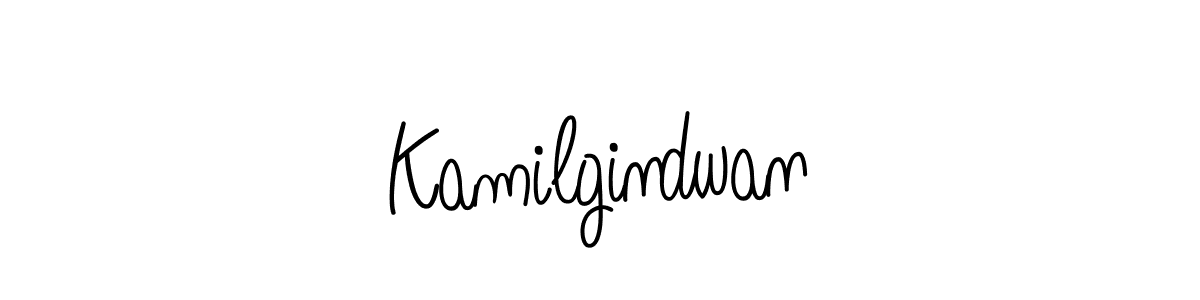 Design your own signature with our free online signature maker. With this signature software, you can create a handwritten (Angelique-Rose-font-FFP) signature for name Kamilgindwan. Kamilgindwan signature style 5 images and pictures png