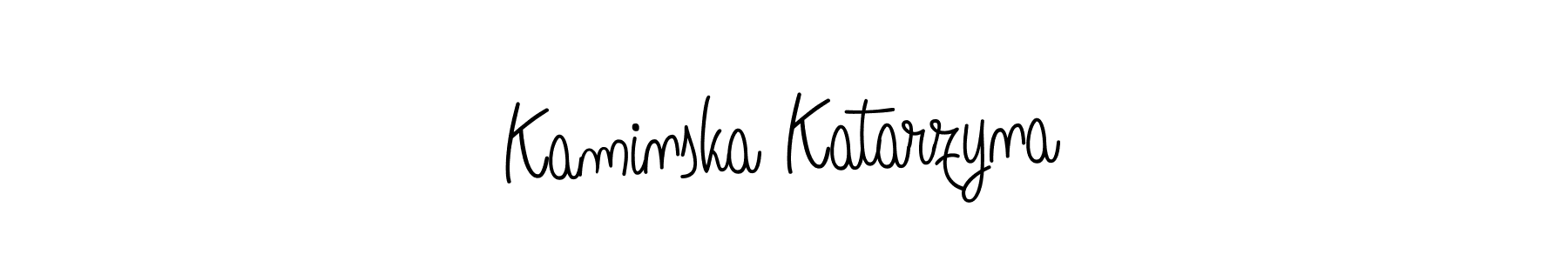 Make a beautiful signature design for name Kaminska Katarzyna. Use this online signature maker to create a handwritten signature for free. Kaminska Katarzyna signature style 5 images and pictures png