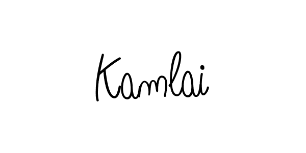 Create a beautiful signature design for name Kamlai. With this signature (Angelique-Rose-font-FFP) fonts, you can make a handwritten signature for free. Kamlai signature style 5 images and pictures png