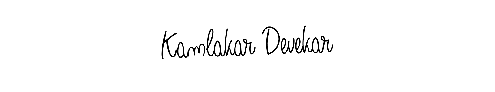 Make a short Kamlakar Devekar signature style. Manage your documents anywhere anytime using Angelique-Rose-font-FFP. Create and add eSignatures, submit forms, share and send files easily. Kamlakar Devekar signature style 5 images and pictures png