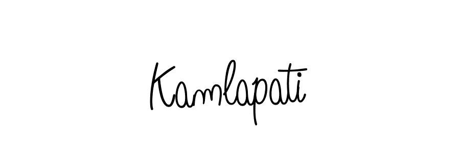 The best way (Angelique-Rose-font-FFP) to make a short signature is to pick only two or three words in your name. The name Kamlapati include a total of six letters. For converting this name. Kamlapati signature style 5 images and pictures png