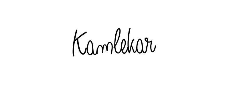 The best way (Angelique-Rose-font-FFP) to make a short signature is to pick only two or three words in your name. The name Kamlekar include a total of six letters. For converting this name. Kamlekar signature style 5 images and pictures png