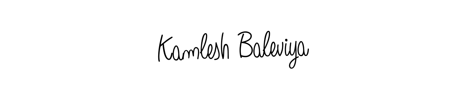 Also You can easily find your signature by using the search form. We will create Kamlesh Baleviya name handwritten signature images for you free of cost using Angelique-Rose-font-FFP sign style. Kamlesh Baleviya signature style 5 images and pictures png