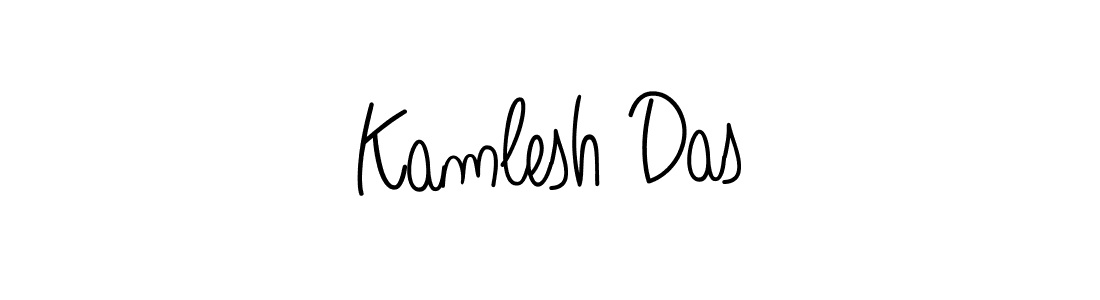 How to Draw Kamlesh Das signature style? Angelique-Rose-font-FFP is a latest design signature styles for name Kamlesh Das. Kamlesh Das signature style 5 images and pictures png