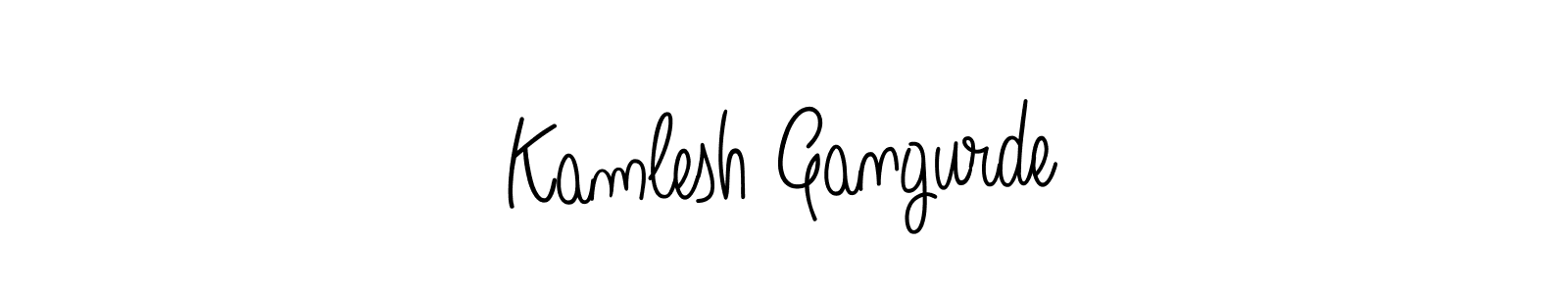 Make a beautiful signature design for name Kamlesh Gangurde. Use this online signature maker to create a handwritten signature for free. Kamlesh Gangurde signature style 5 images and pictures png