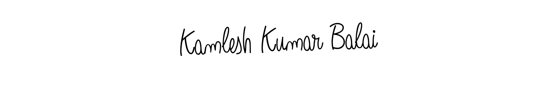Make a short Kamlesh Kumar Balai signature style. Manage your documents anywhere anytime using Angelique-Rose-font-FFP. Create and add eSignatures, submit forms, share and send files easily. Kamlesh Kumar Balai signature style 5 images and pictures png