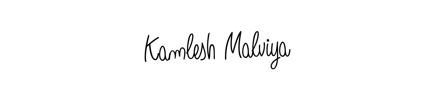 Once you've used our free online signature maker to create your best signature Angelique-Rose-font-FFP style, it's time to enjoy all of the benefits that Kamlesh Malviya name signing documents. Kamlesh Malviya signature style 5 images and pictures png