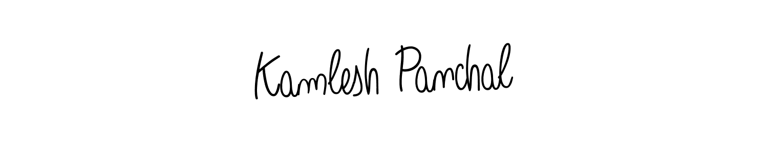 Similarly Angelique-Rose-font-FFP is the best handwritten signature design. Signature creator online .You can use it as an online autograph creator for name Kamlesh Panchal. Kamlesh Panchal signature style 5 images and pictures png
