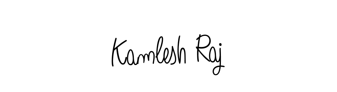 How to make Kamlesh Raj signature? Angelique-Rose-font-FFP is a professional autograph style. Create handwritten signature for Kamlesh Raj name. Kamlesh Raj signature style 5 images and pictures png