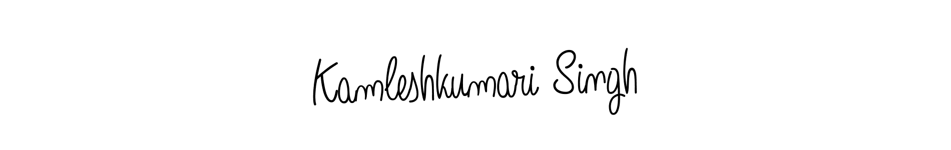 Once you've used our free online signature maker to create your best signature Angelique-Rose-font-FFP style, it's time to enjoy all of the benefits that Kamleshkumari Singh name signing documents. Kamleshkumari Singh signature style 5 images and pictures png