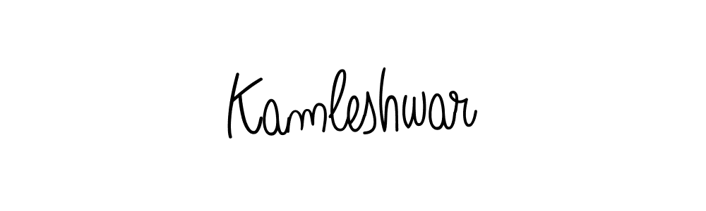 How to make Kamleshwar signature? Angelique-Rose-font-FFP is a professional autograph style. Create handwritten signature for Kamleshwar name. Kamleshwar signature style 5 images and pictures png