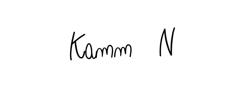 Design your own signature with our free online signature maker. With this signature software, you can create a handwritten (Angelique-Rose-font-FFP) signature for name Kamm   N. Kamm   N signature style 5 images and pictures png