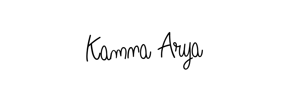 Angelique-Rose-font-FFP is a professional signature style that is perfect for those who want to add a touch of class to their signature. It is also a great choice for those who want to make their signature more unique. Get Kamna Arya name to fancy signature for free. Kamna Arya signature style 5 images and pictures png