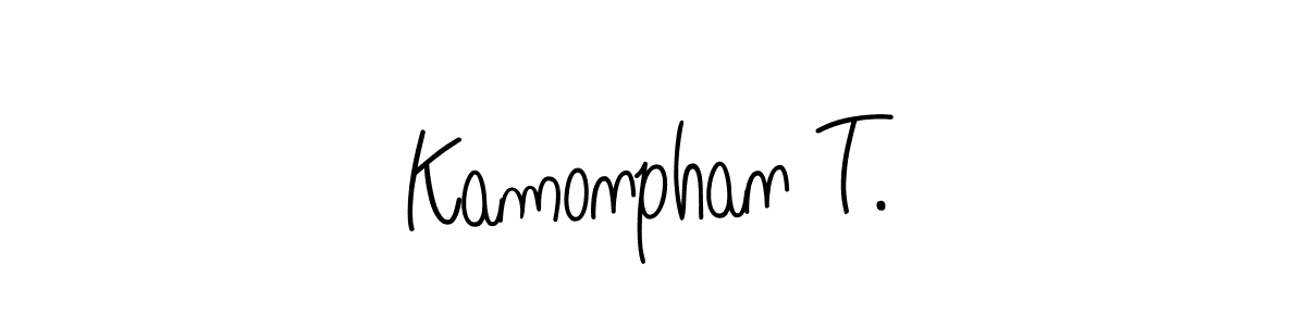 This is the best signature style for the Kamonphan T. name. Also you like these signature font (Angelique-Rose-font-FFP). Mix name signature. Kamonphan T. signature style 5 images and pictures png