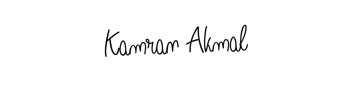How to Draw Kamran Akmal signature style? Angelique-Rose-font-FFP is a latest design signature styles for name Kamran Akmal. Kamran Akmal signature style 5 images and pictures png