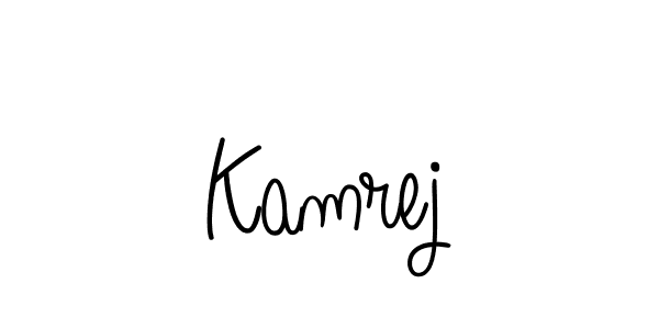 Once you've used our free online signature maker to create your best signature Angelique-Rose-font-FFP style, it's time to enjoy all of the benefits that Kamrej name signing documents. Kamrej signature style 5 images and pictures png