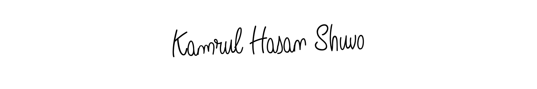 How to make Kamrul Hasan Shuvo signature? Angelique-Rose-font-FFP is a professional autograph style. Create handwritten signature for Kamrul Hasan Shuvo name. Kamrul Hasan Shuvo signature style 5 images and pictures png