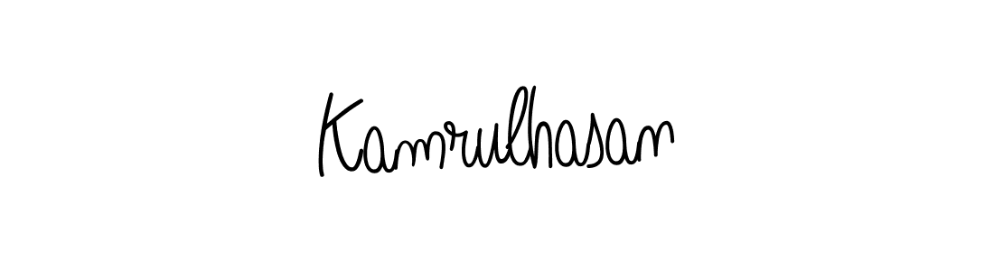 Design your own signature with our free online signature maker. With this signature software, you can create a handwritten (Angelique-Rose-font-FFP) signature for name Kamrulhasan. Kamrulhasan signature style 5 images and pictures png
